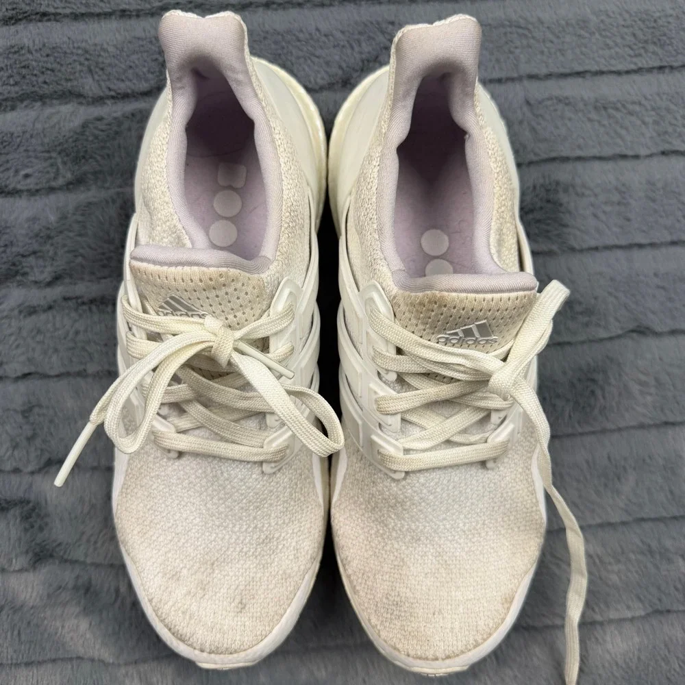Adidas Ultraboost DNA Chalk White Silver Iridescent Boost FY2898 Womens 8